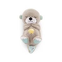 Fisher-Price Schlummer Otter Kuscheltier mit Atembewegung und Musik